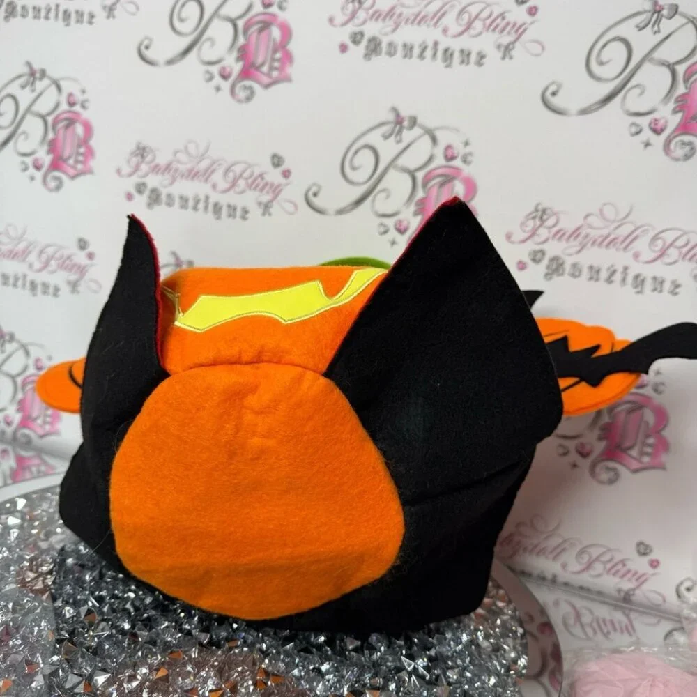 Disney bucket pumpkin Mickey Mouse vampire 🧛 cape bowl decor handle bag